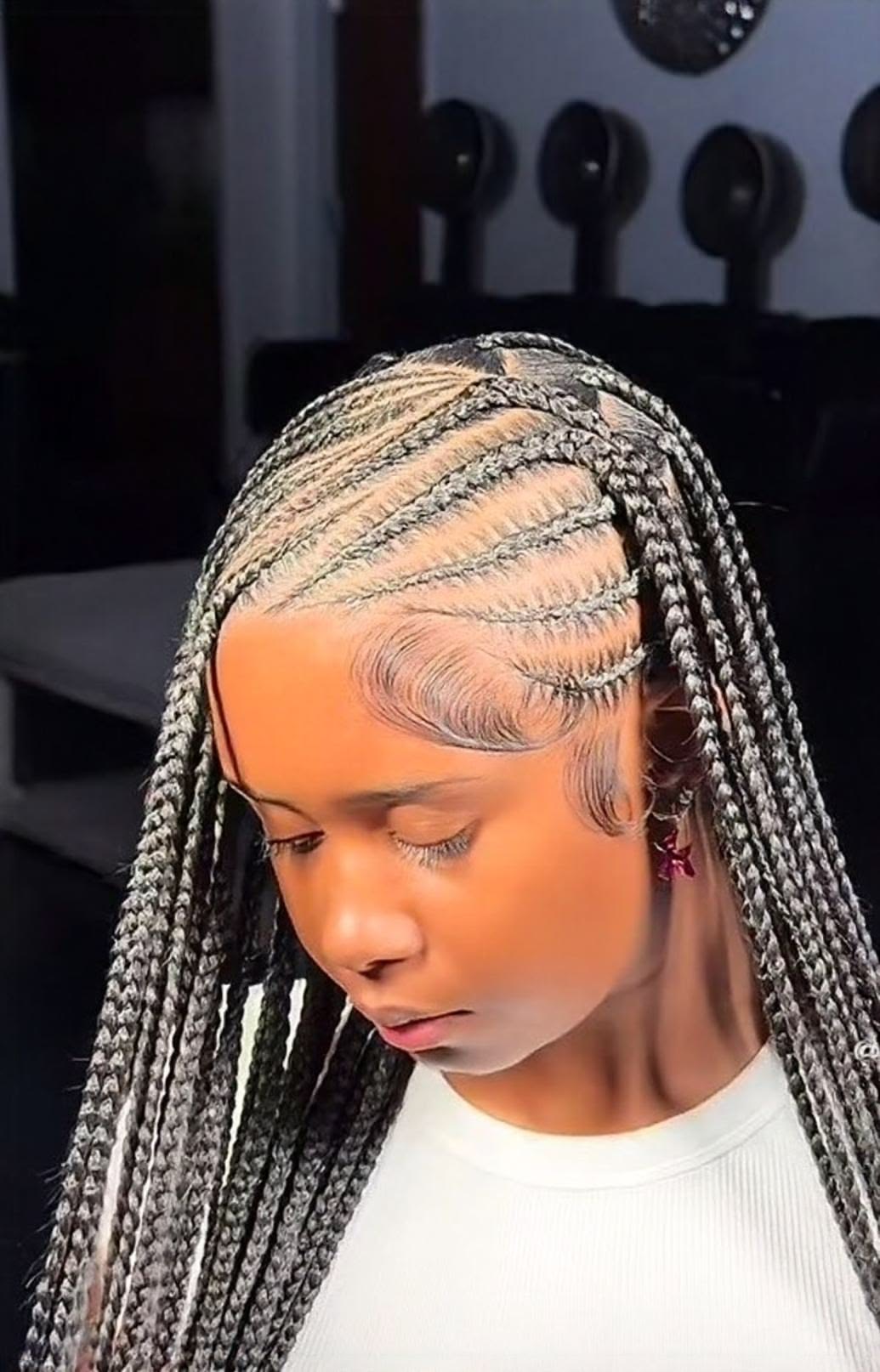 Medium Fulani braids